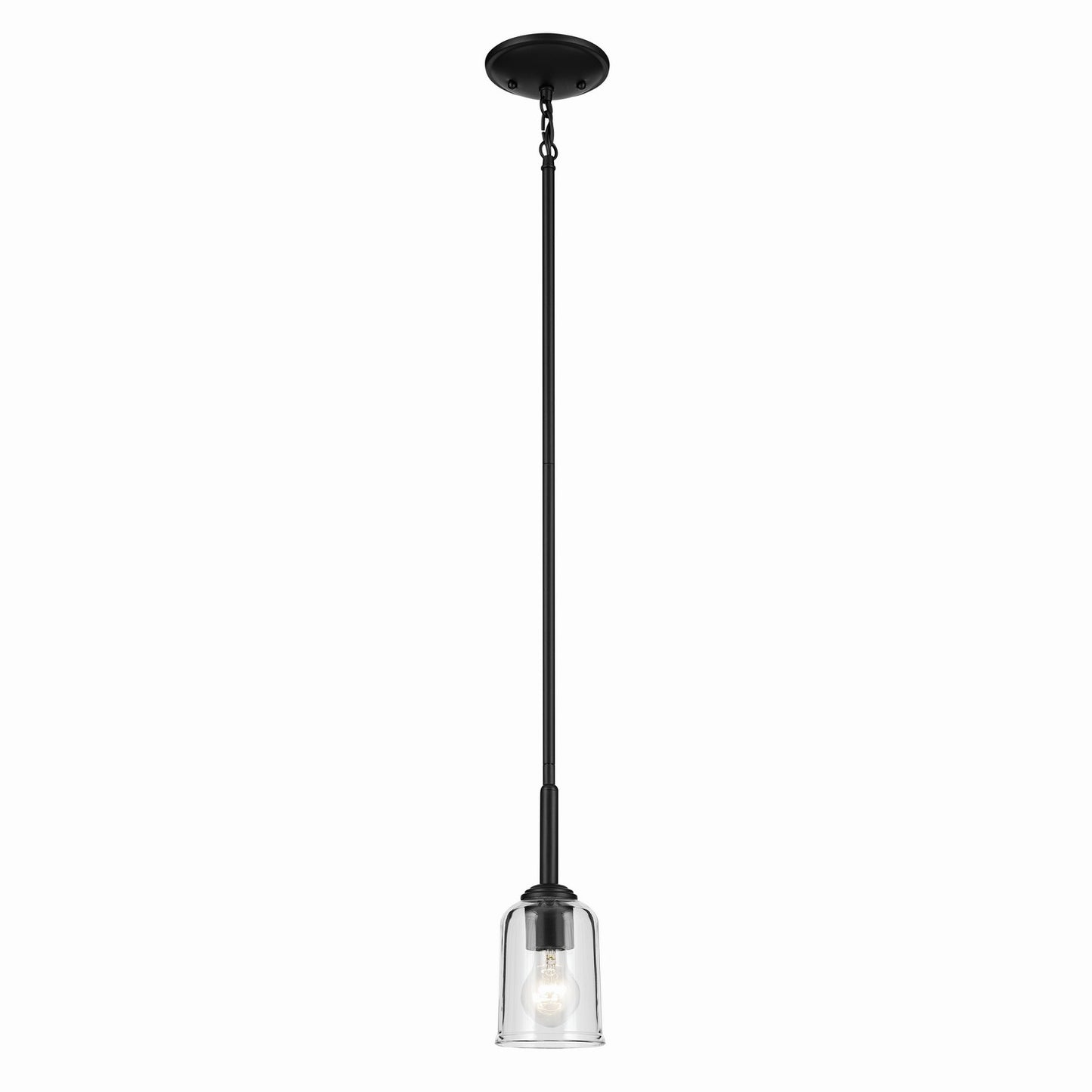 Shailene One Light Mini Pendant in Black