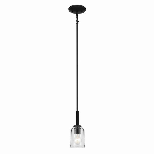 Shailene One Light Mini Pendant in Black