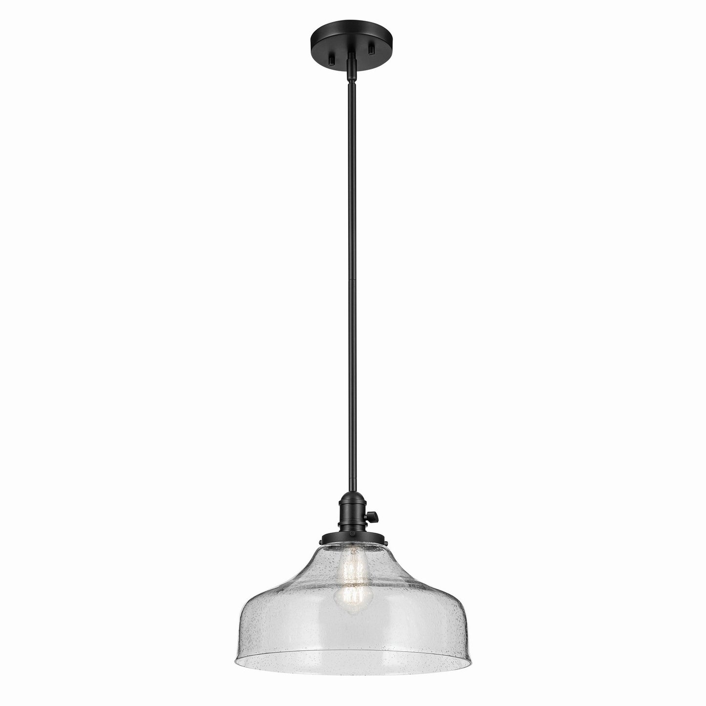 Avery One Light Pendant in Black