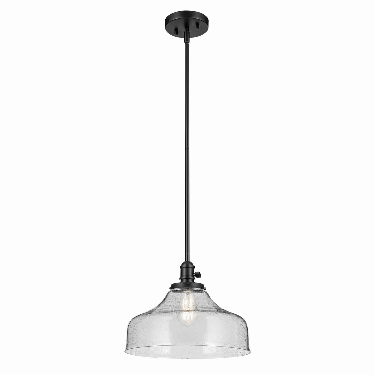 Avery One Light Pendant in Black