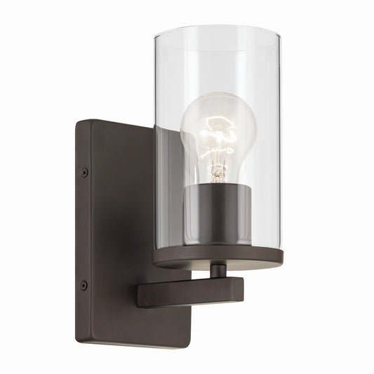 Crosby One Light Wall Sconce in Olde Bronze