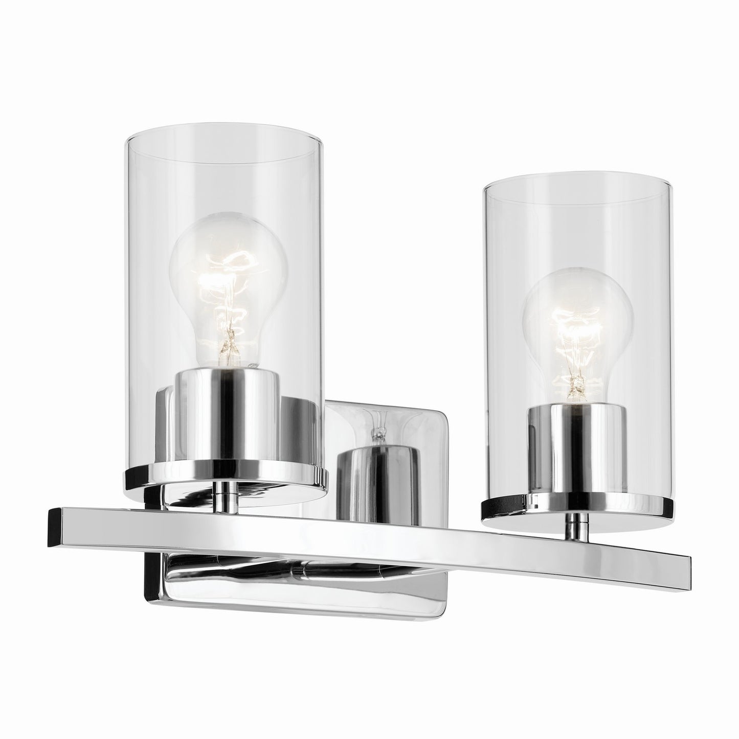 Crosby Two Light Bath in Chrome