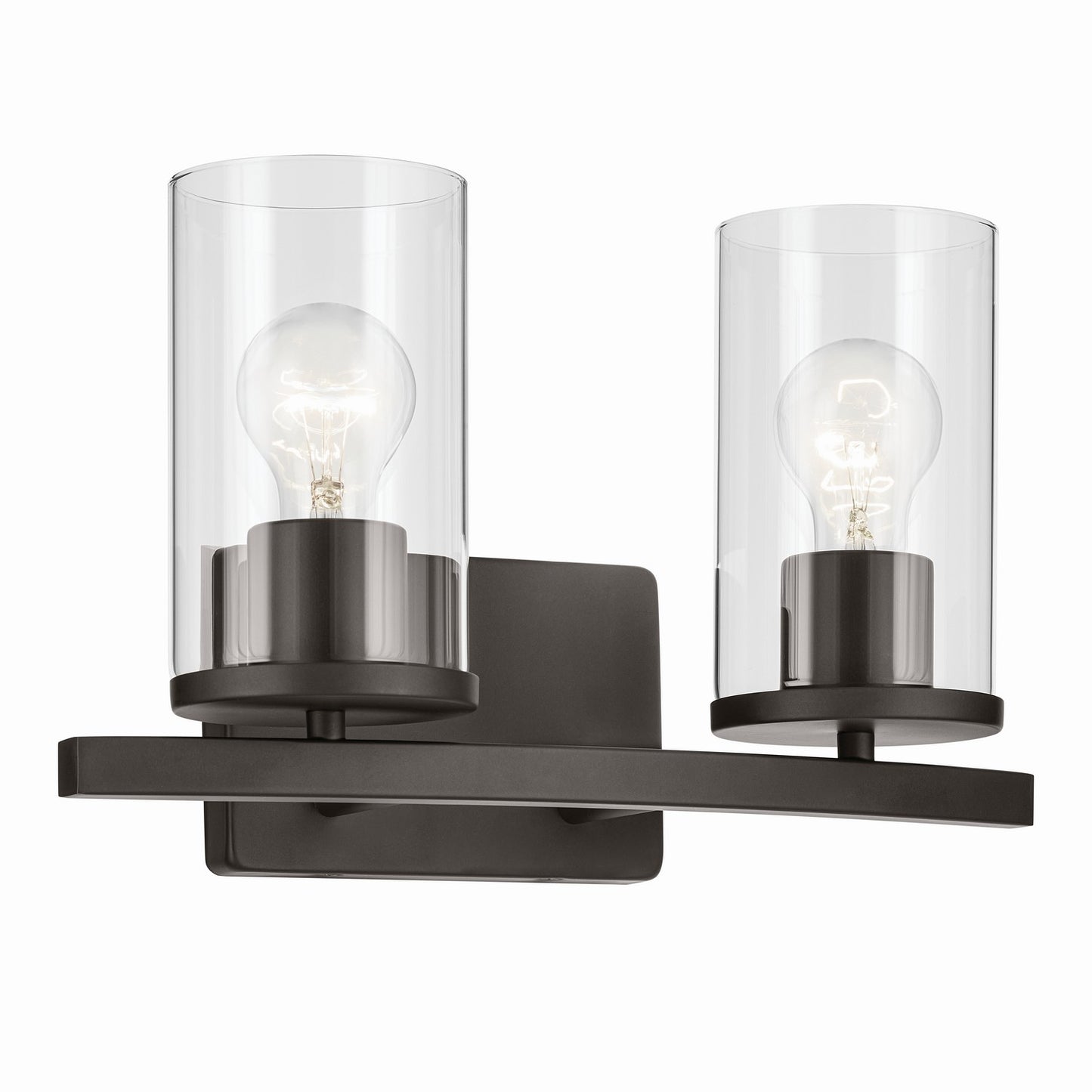 Crosby Two Light Bath in Olde Bronze