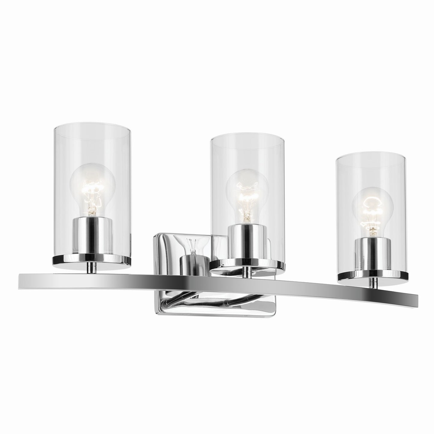 Crosby Three Light Bath in Chrome