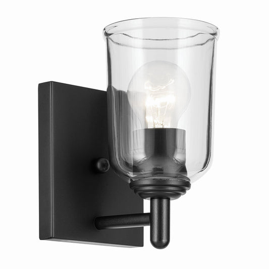 Shailene One Light Wall Sconce in Black