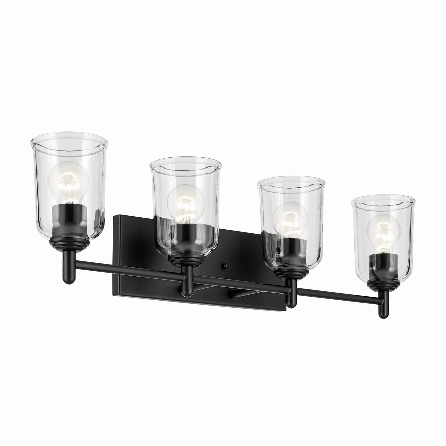 Shailene Four Light Bath in Black