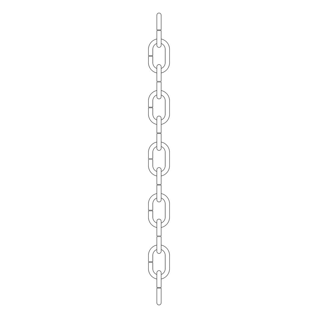 Accessory Chain in Natural Brass