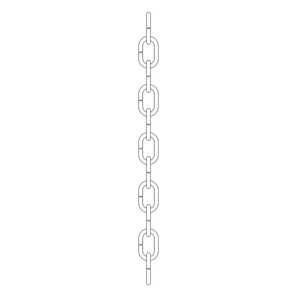 Accessory Chain in Natural Brass