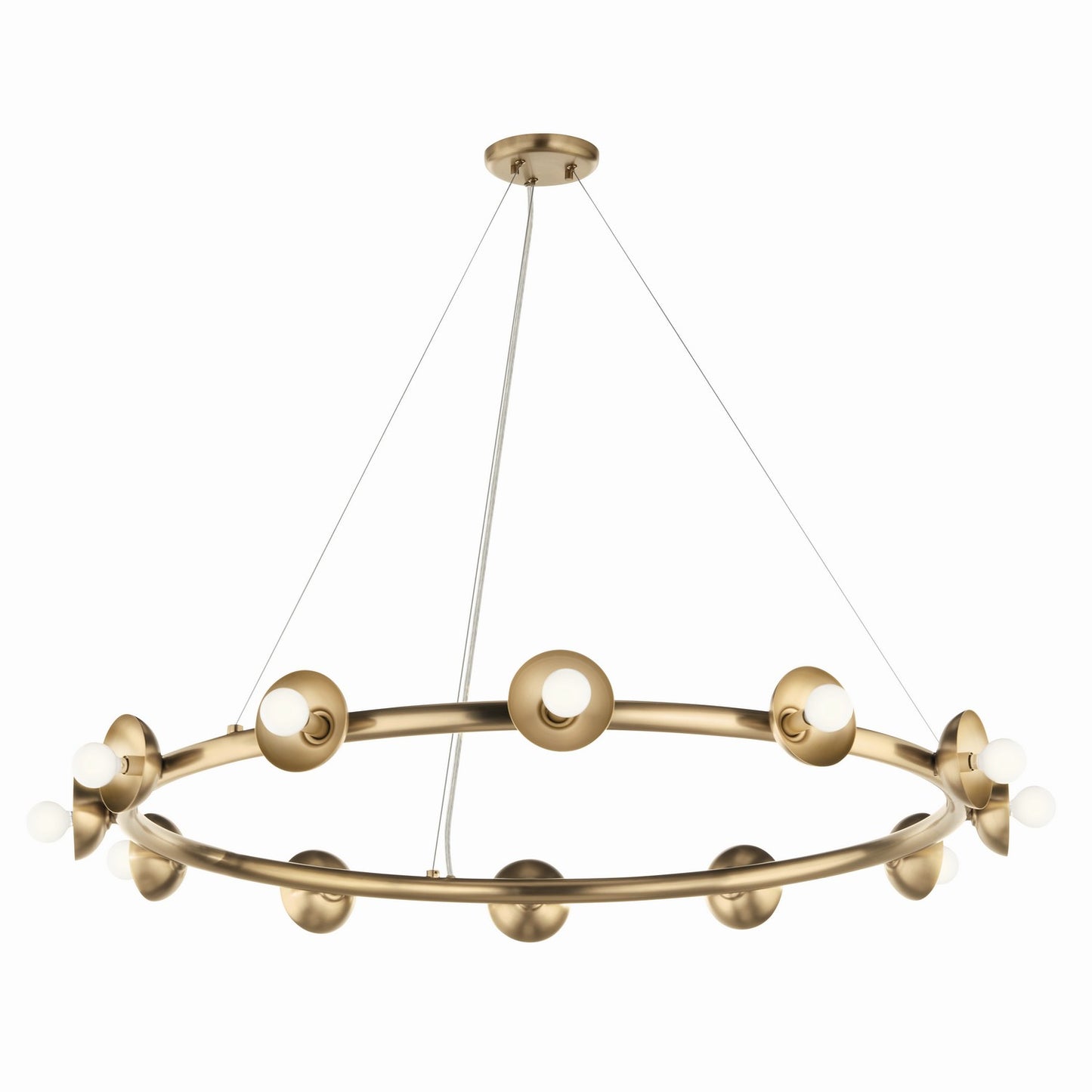 Palta 12 Light Chandelier in Champagne Bronze