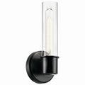 Aviv One Light Wall Sconce in Black