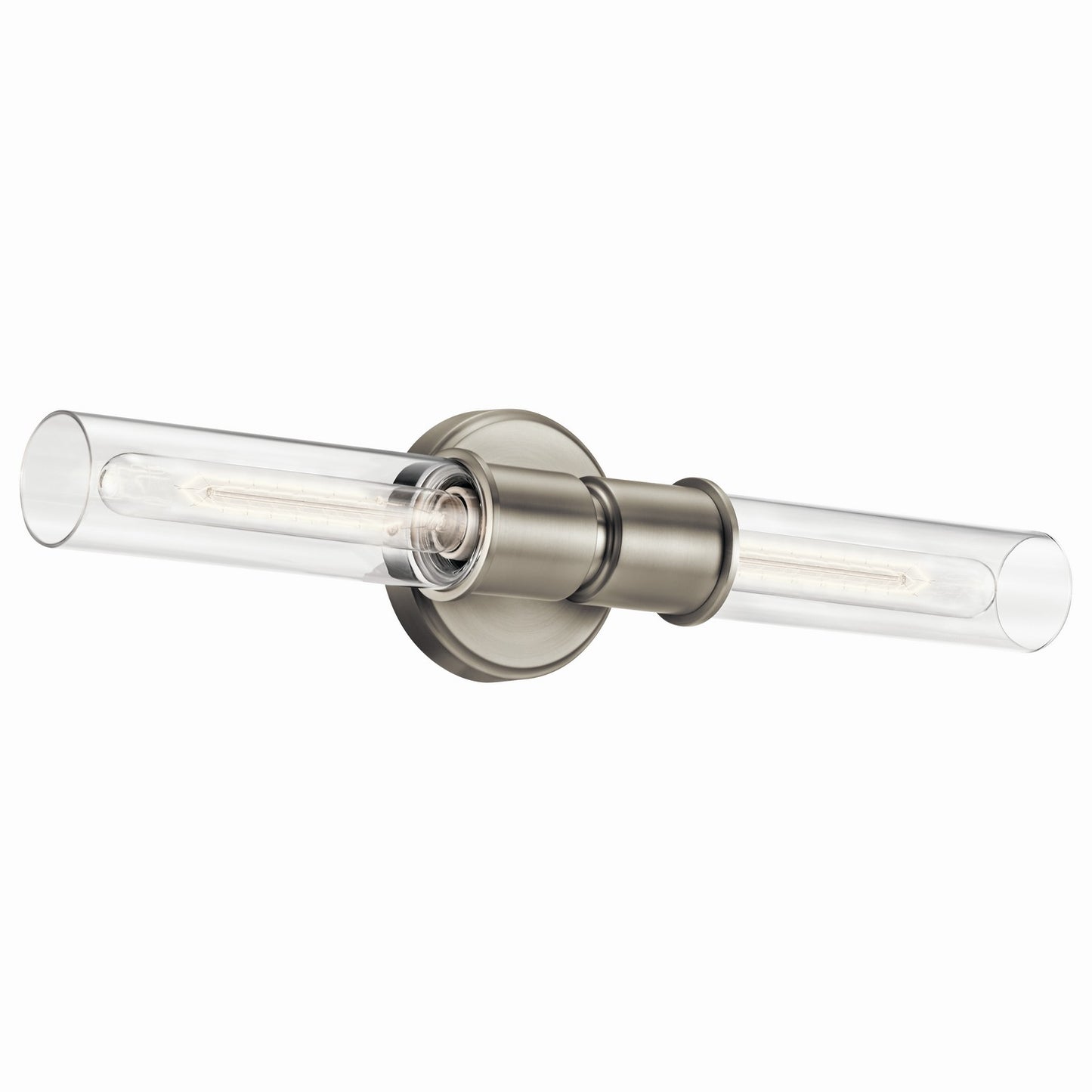 Aviv Two Light Wall Sconce in Brushed Nickel