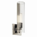 Jemsa One Light Wall Sconce in Brushed Nickel