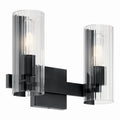 Jemsa Two Light Vanity in Black