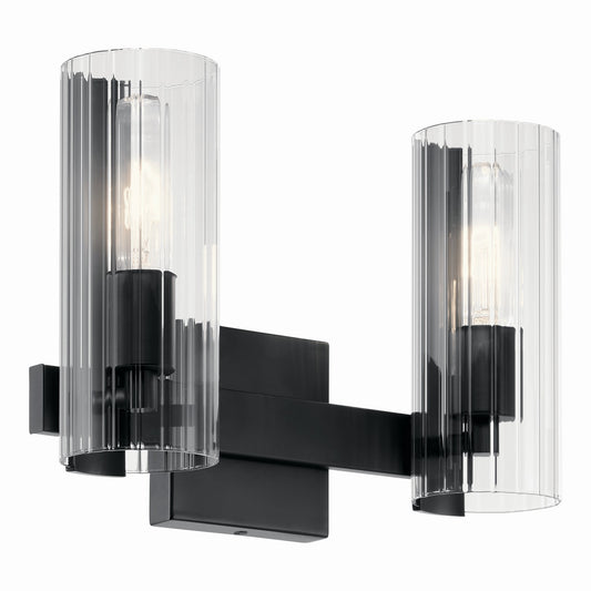 Jemsa Two Light Vanity in Black