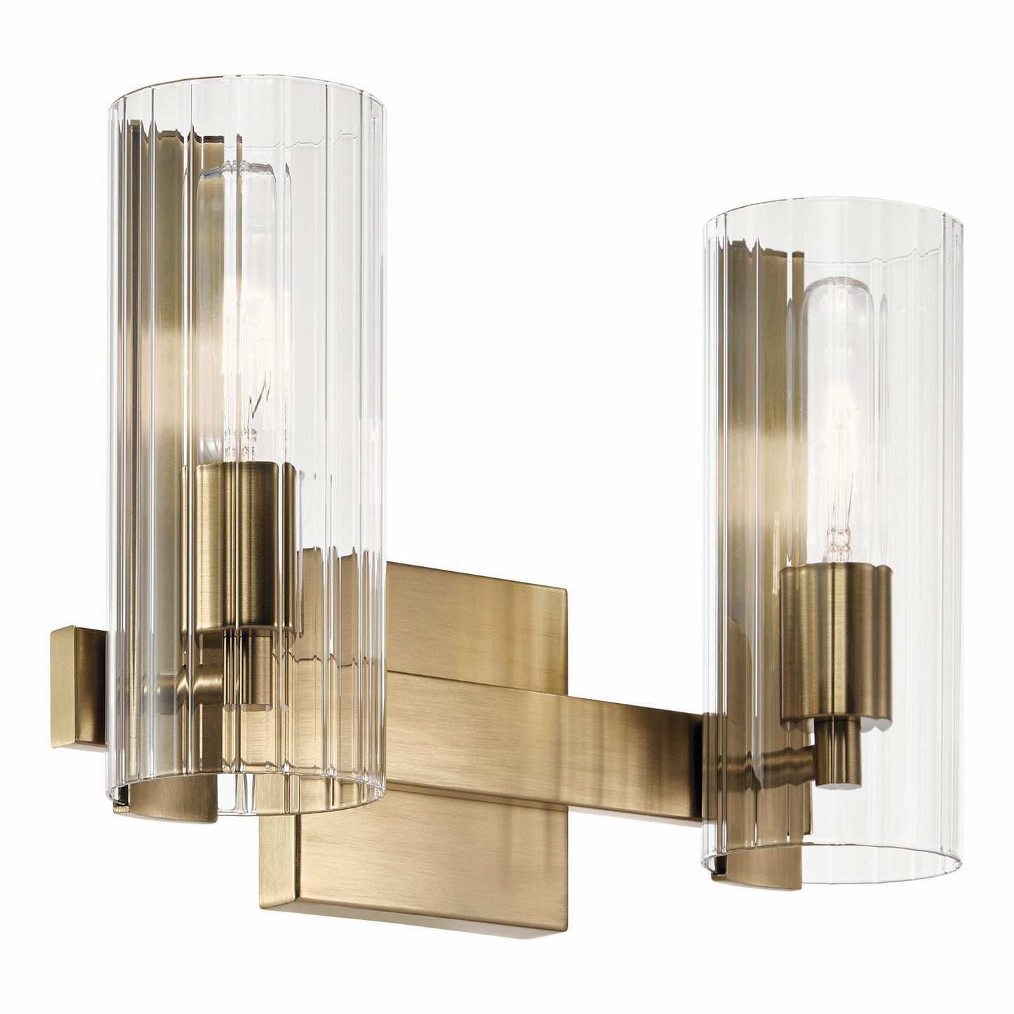 Jemsa Two Light Vanity in Champagne Bronze