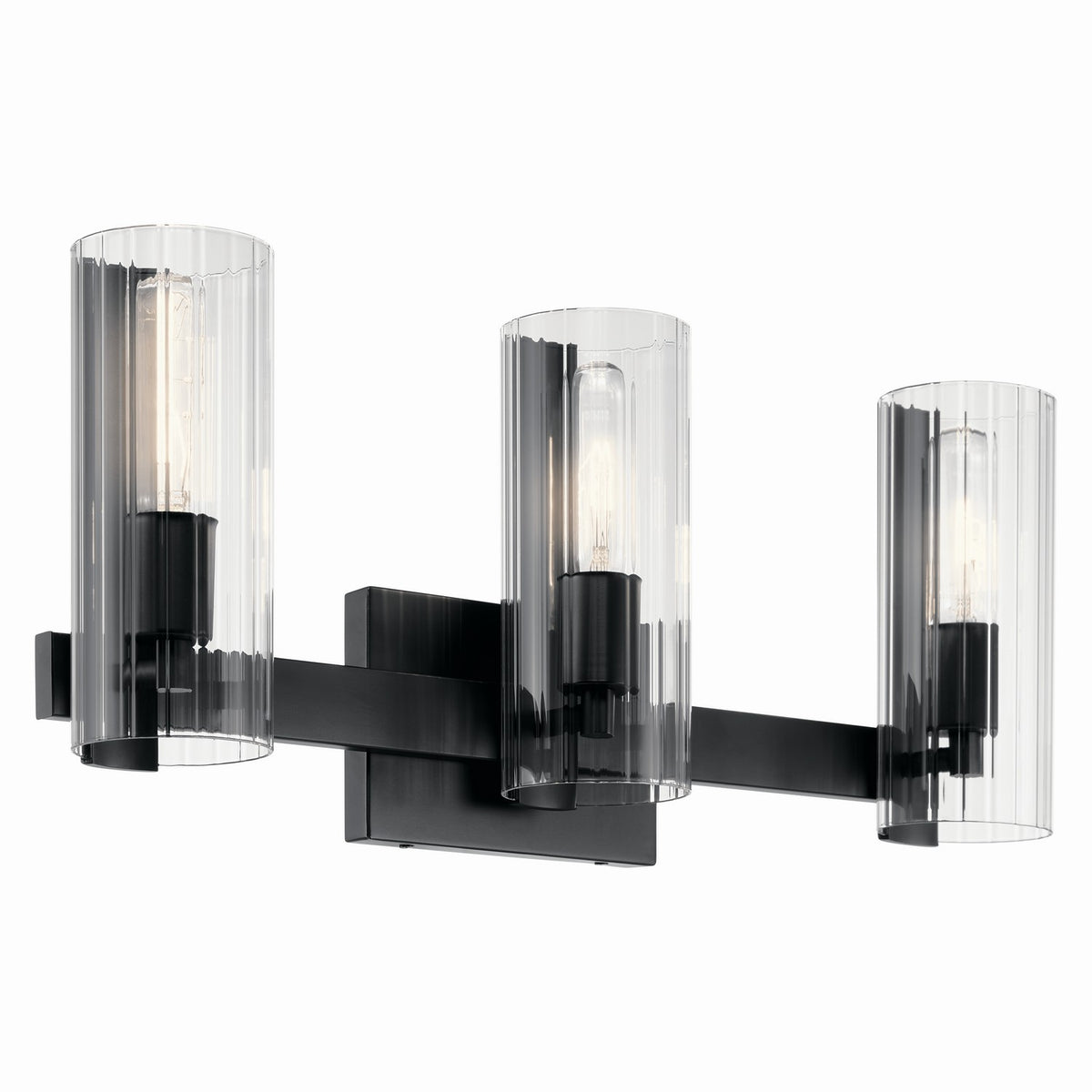 Jemsa Three Light Vanity in Black