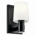 Adani One Light Wall Sconce in Black