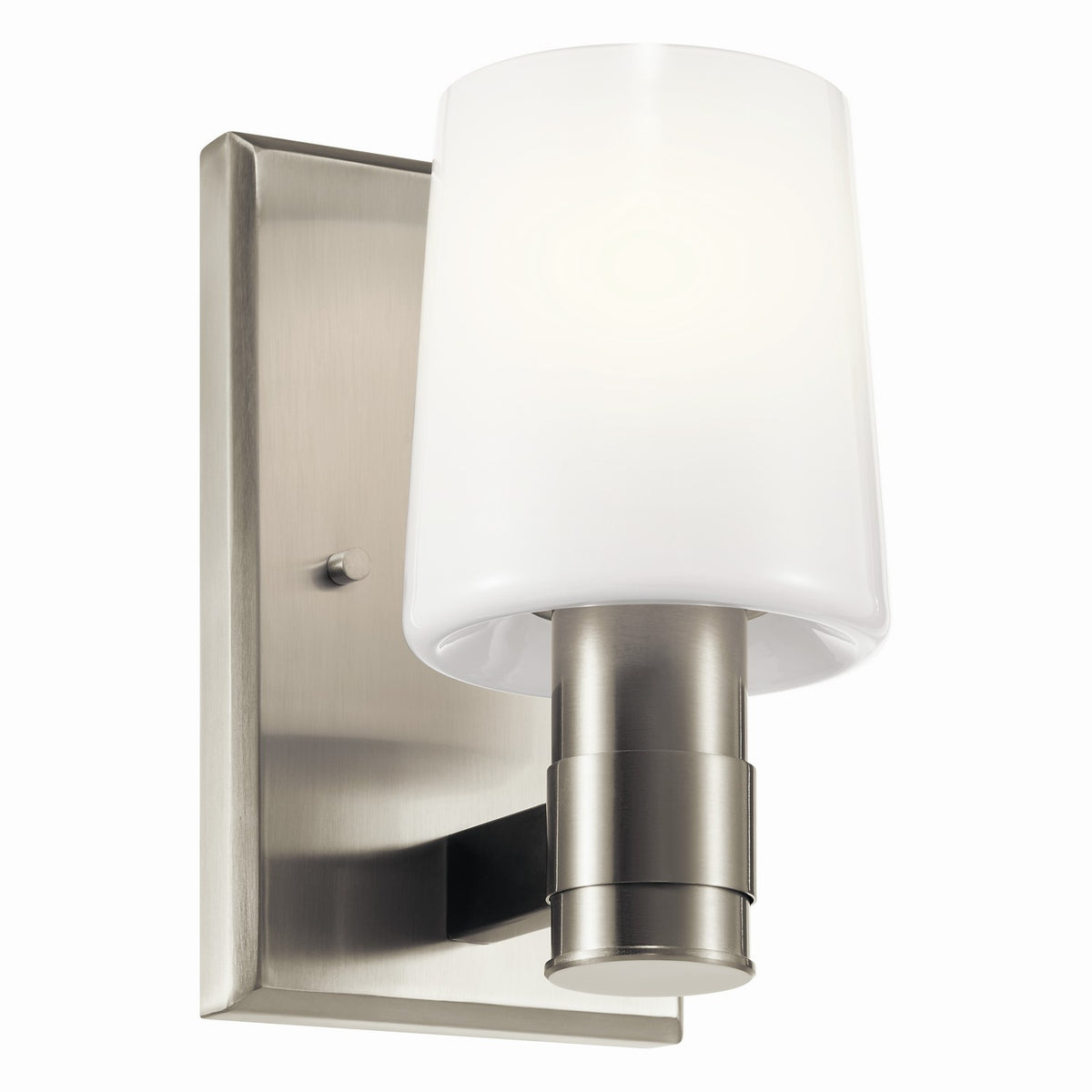 Adani One Light Wall Sconce in Brushed Nickel