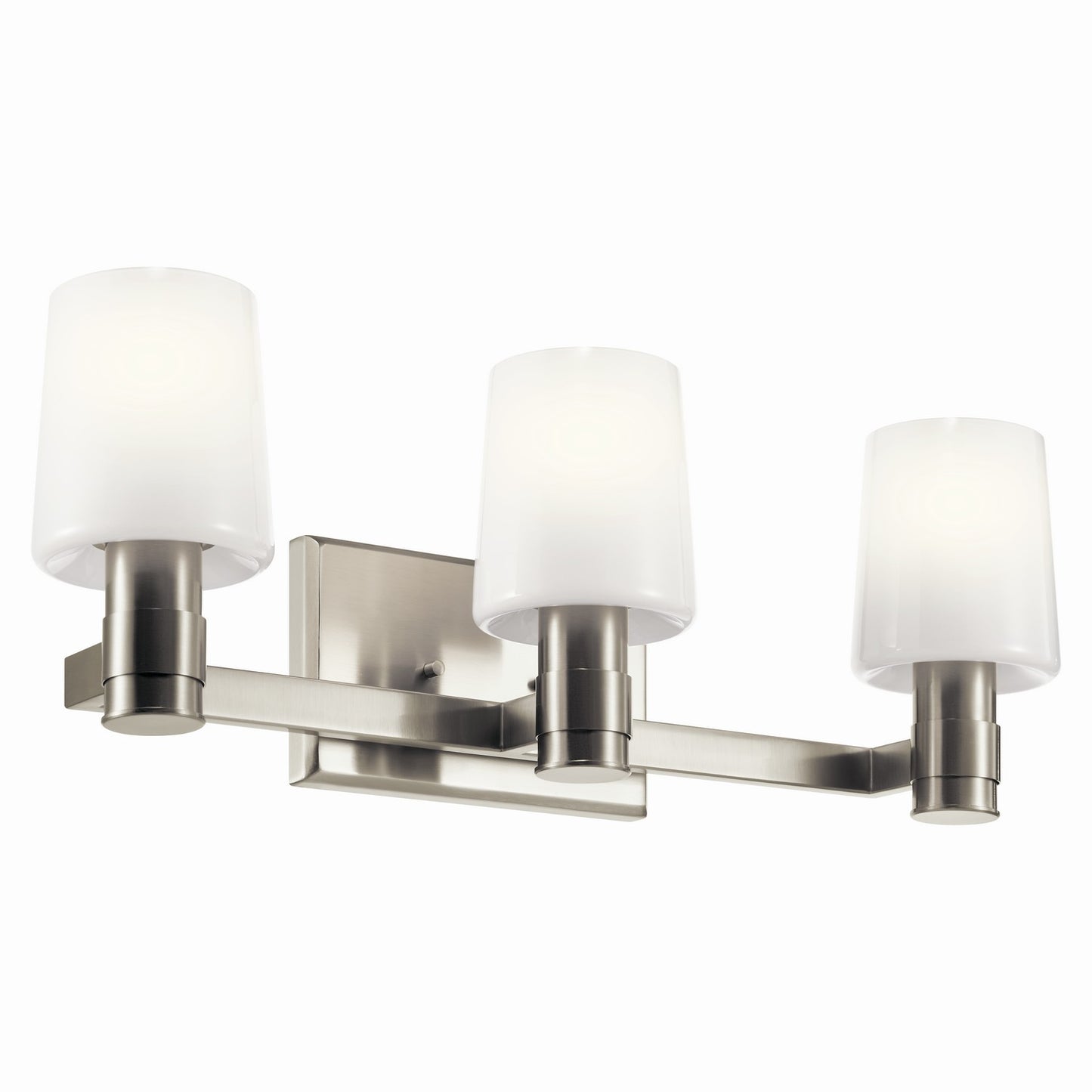 Adani Three Light Vanity in Brushed Nickel