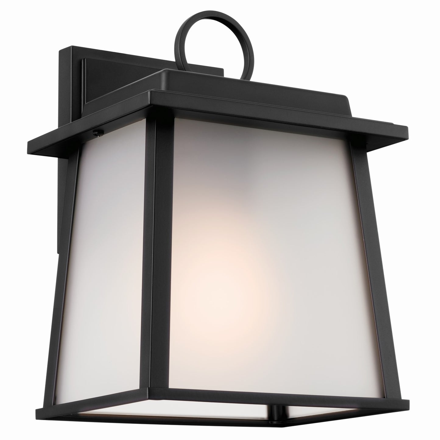 Noward One Light Outdoor Wall Mount in Black