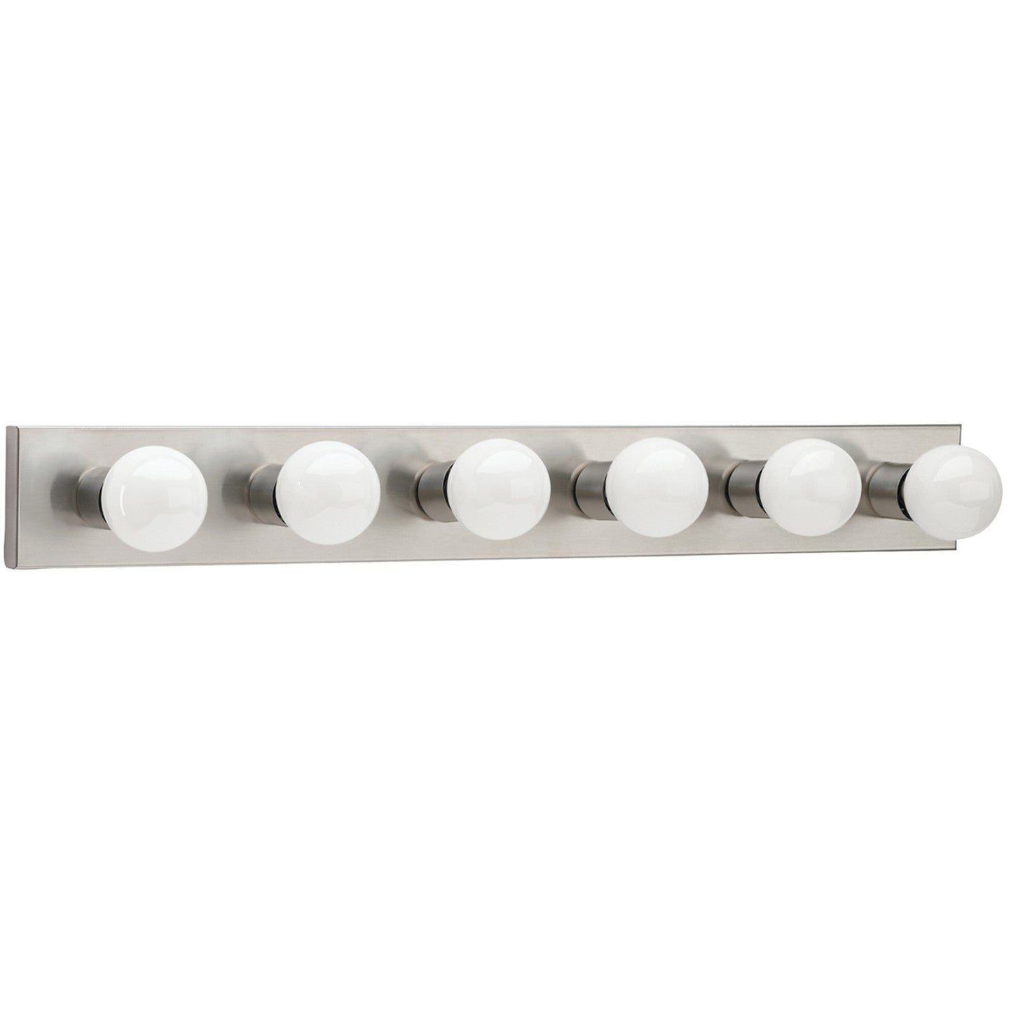 Center Stage Six Light Wall / Bath in Brushed Stainless