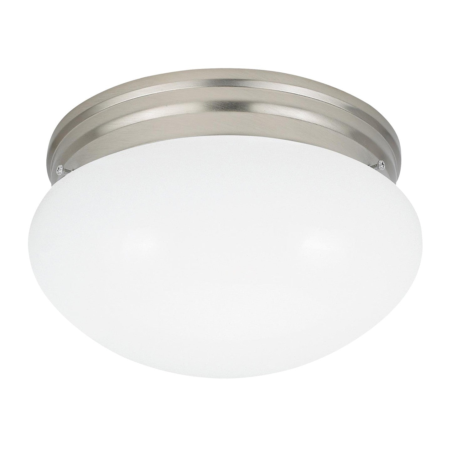 Webster Two Light Flush Mount in Brushed Nickel