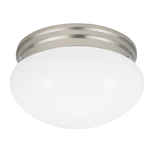 Webster Two Light Flush Mount in Brushed Nickel