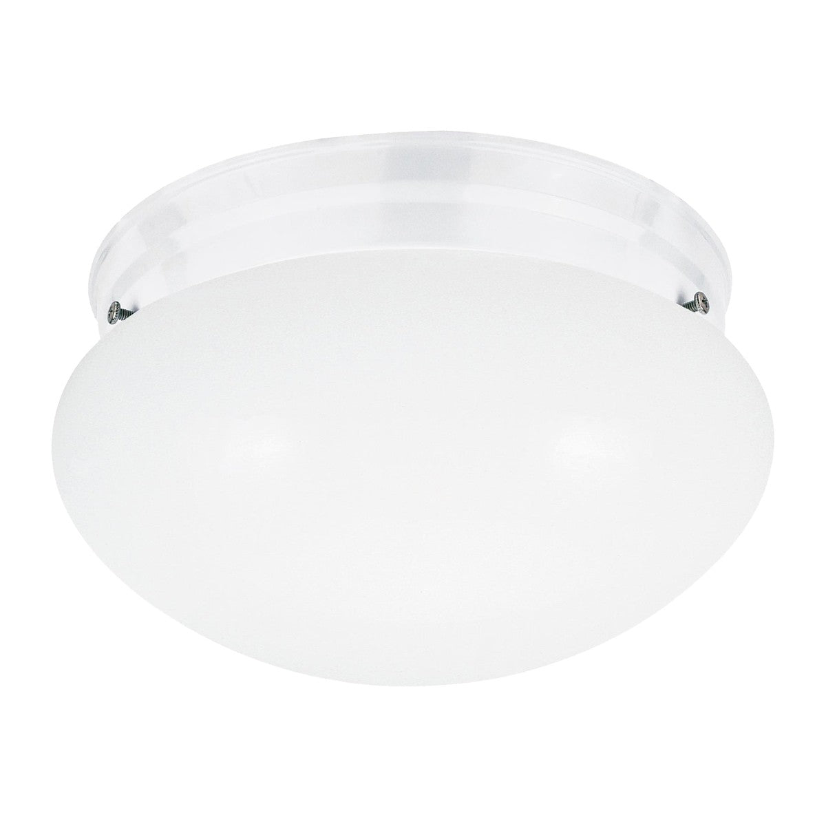Webster One Light Flush Mount in White