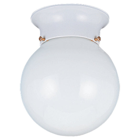 Generation Lighting - 5366-15 - One Light Flush Mount - Tomkin - White