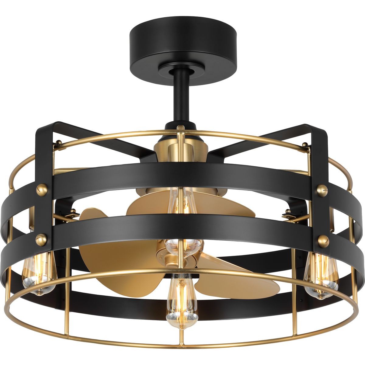 Progress Lighting - P250120-31M-WB - 24" Ceiling Fan - Sewell - Matte Black