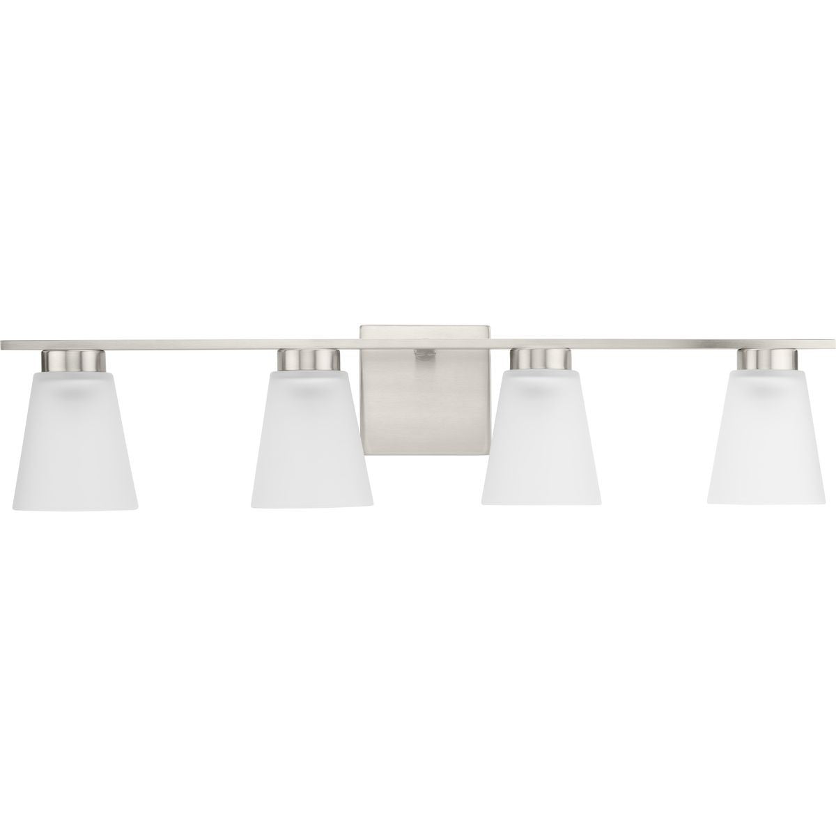 Tanner Four Light Bath in Brushed Nickel