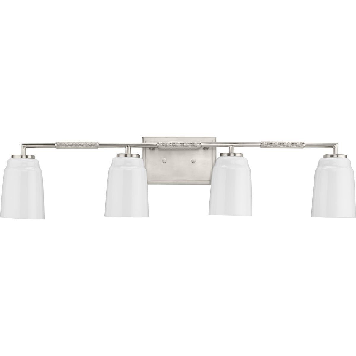 Spenser Four Light Bath in Brushed Nickel