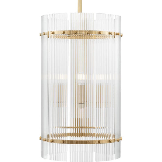 Seville Six Light Foyer Pendant in Soft Gold