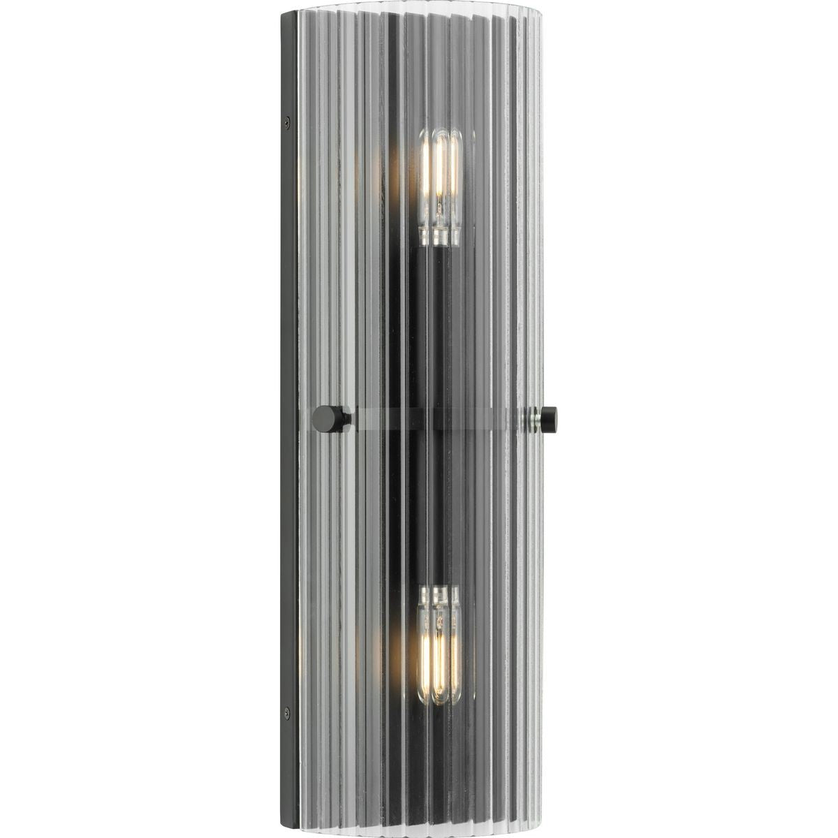 Seville Two Light Wall Sconce in Matte Black