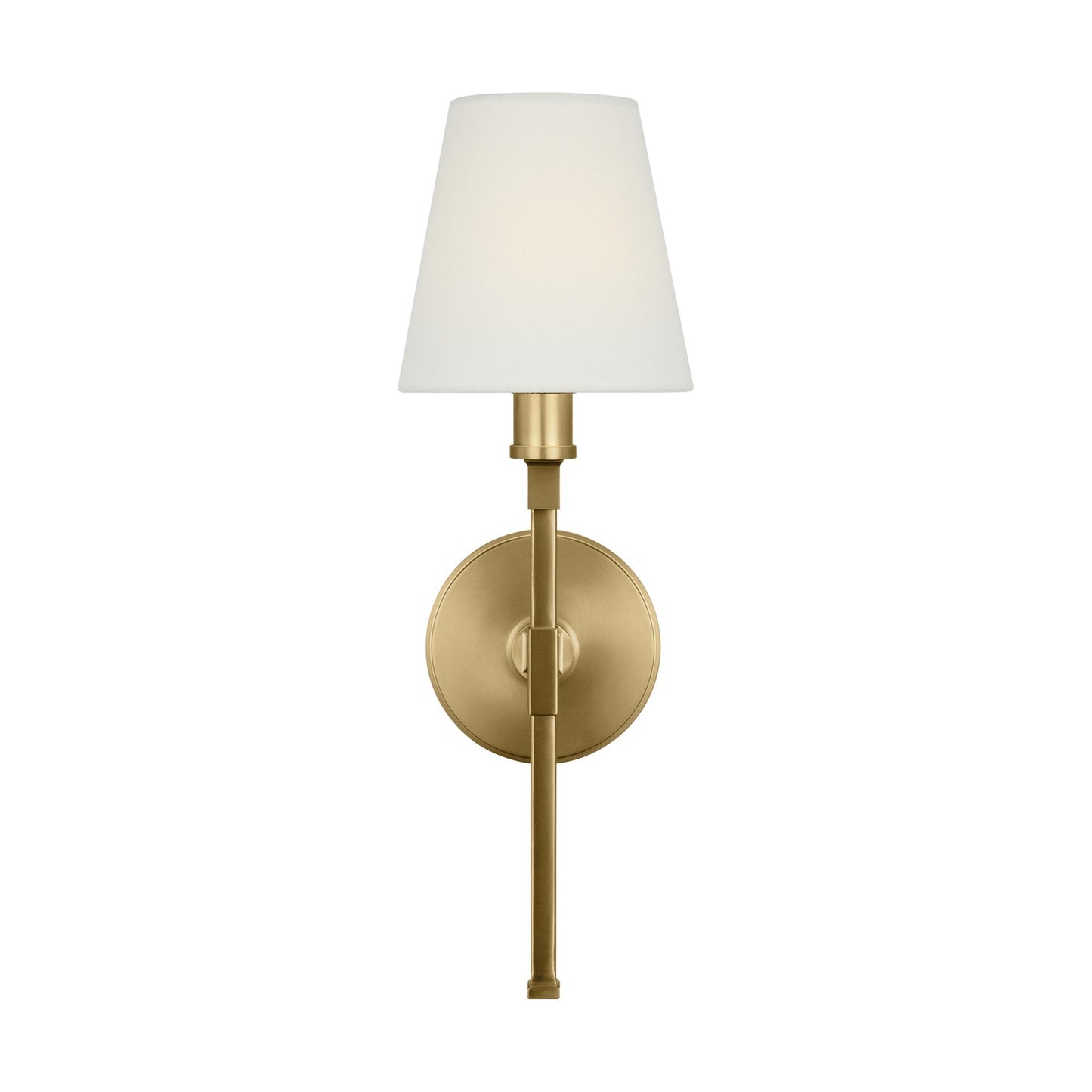 Perth One Light Wall Sconce in Burnished Brass