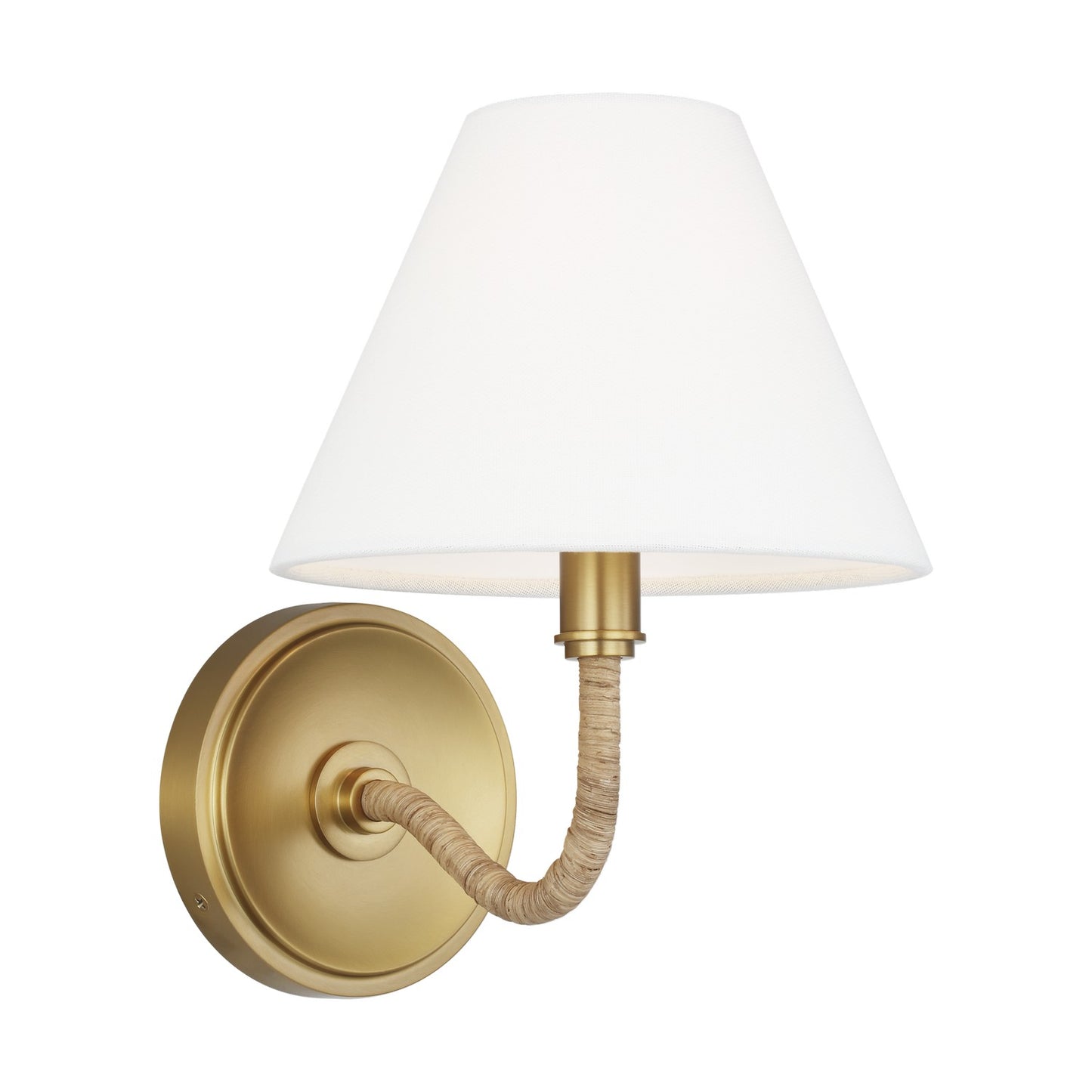 Laguna One Light Wall Sconce in Burnished Brass