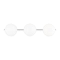Lune Three Light Vanity in Chrome