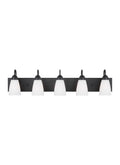 Generation Lighting - 4420205EN3-112 - Five Light Wall / Bath - Seville - Midnight Black