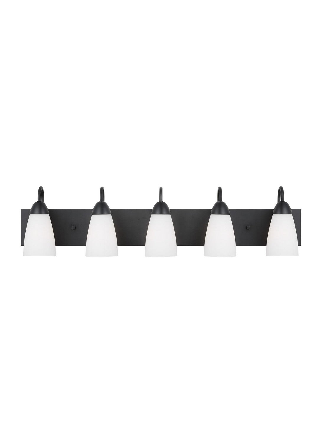 Seville Five Light Wall / Bath in Midnight Black