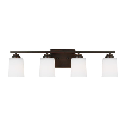Vinton Four Light Wall / Bath Sconce in Bronze