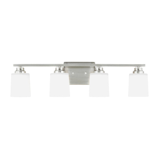 Vinton Four Light Wall / Bath Sconce in Brushed Nickel