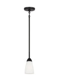 Generation Lighting - 6120201EN3-112 - One Light Mini Pendant - Seville - Midnight Black