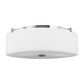 Generation Lighting - FM312EN3/CH - Three Light Flush Mount - Sunset Drive - Chrome