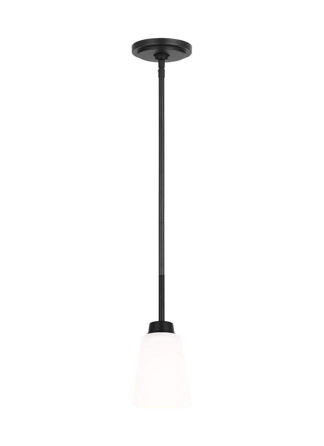 Generation Lighting - 6115201EN3-112 - One Light Mini Pendant - Kerrville - Midnight Black