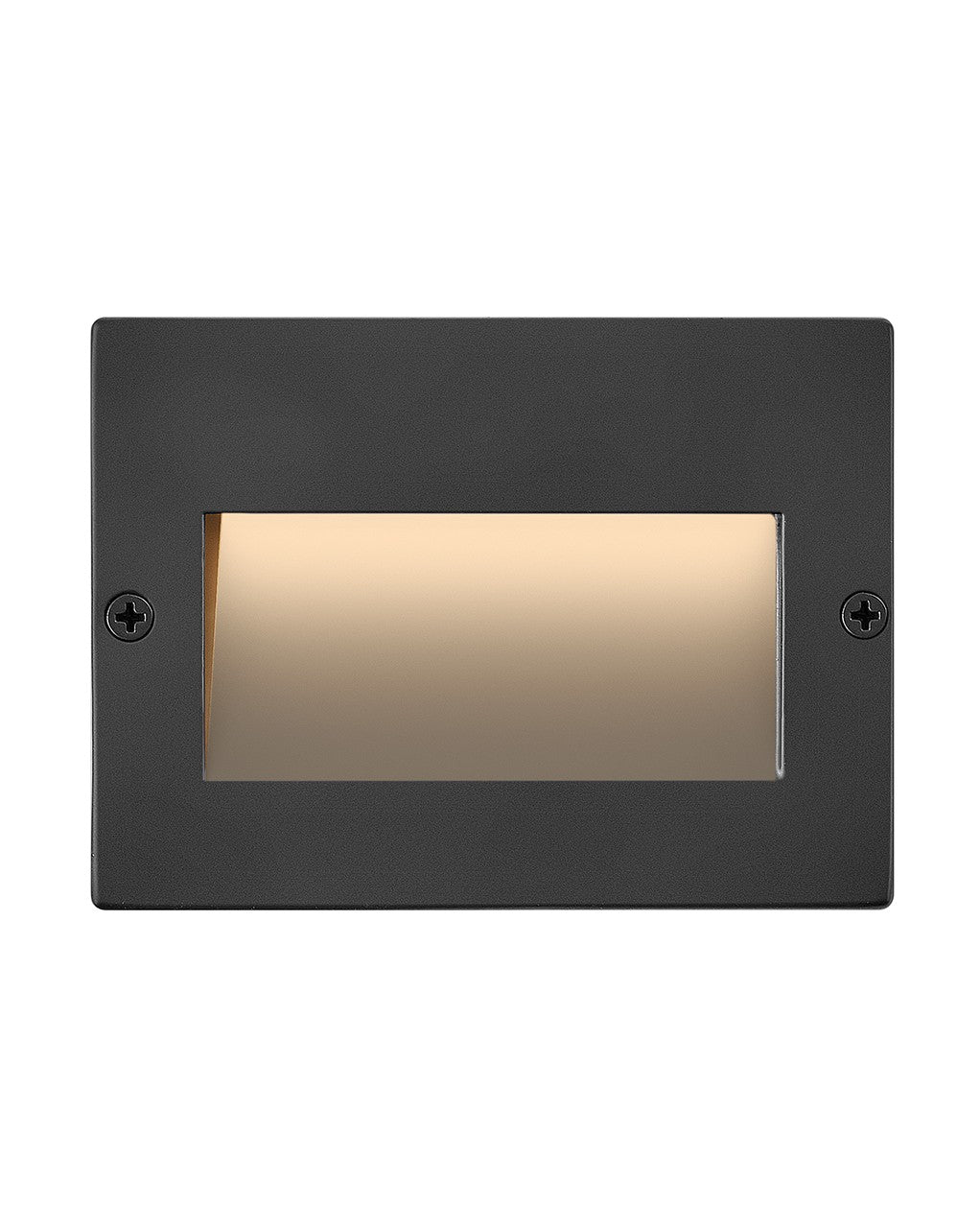 Taper LED Step Light in Matte Black Stainless