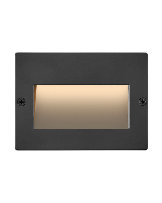 Taper LED Step Light in Matte Black Stainless