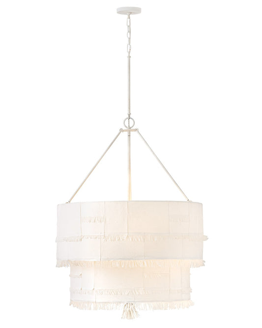 Baya LED Chandelier in Textured Plaster