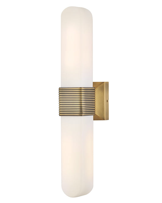 Cotes LED Wall Sconce in Lacquered Brass