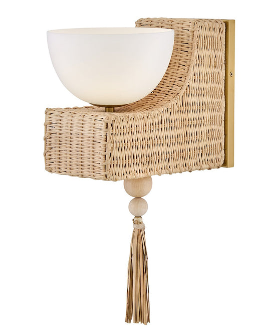 Thalia LED Wall Sconce in Lacquered Brass