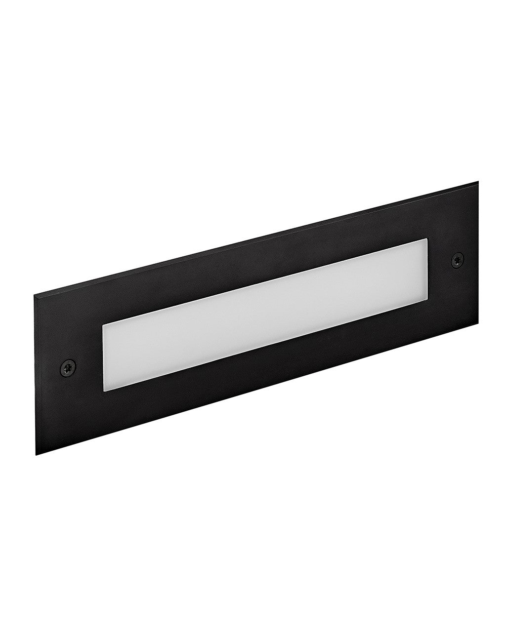 Dash Flat LED Flush Step Light in Stainless Steel Black